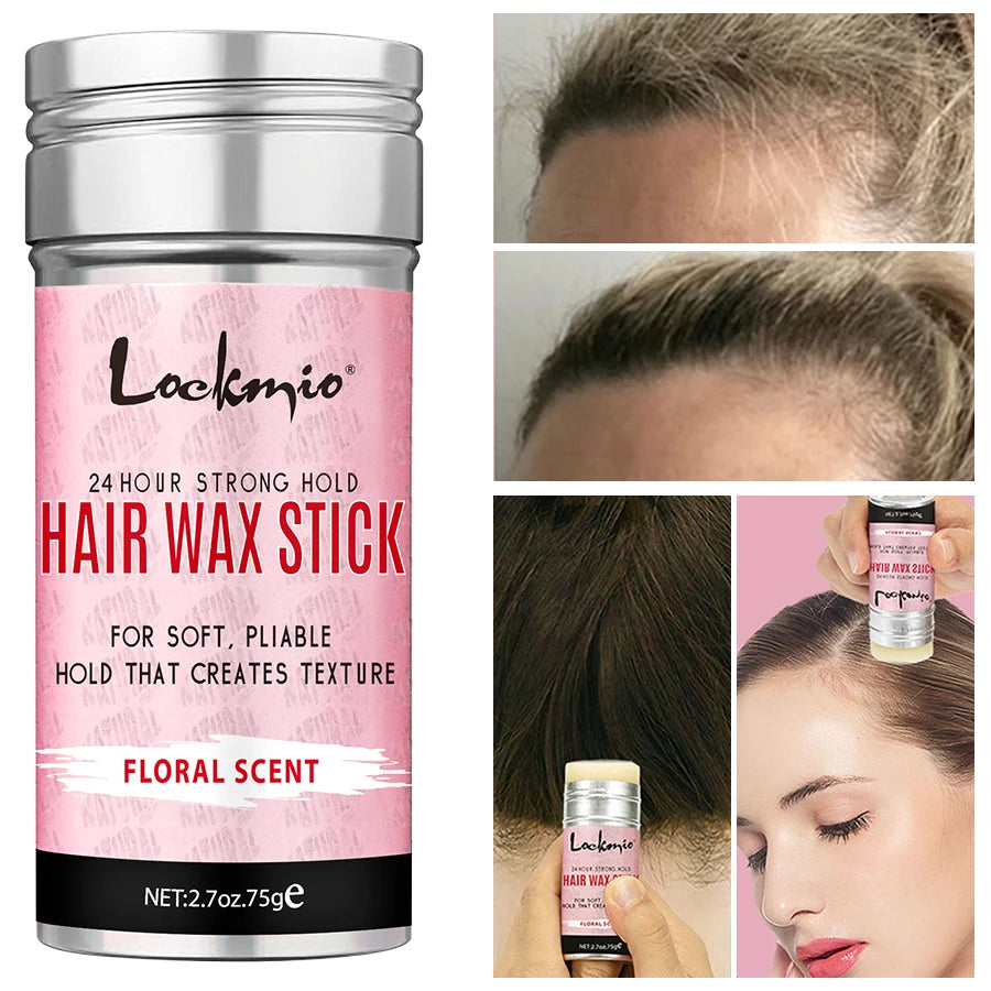 💁♀️Lockmio Professional Hair Styling Wax - Perfect Hold, Natural Shine, and Long-Lasting Control!