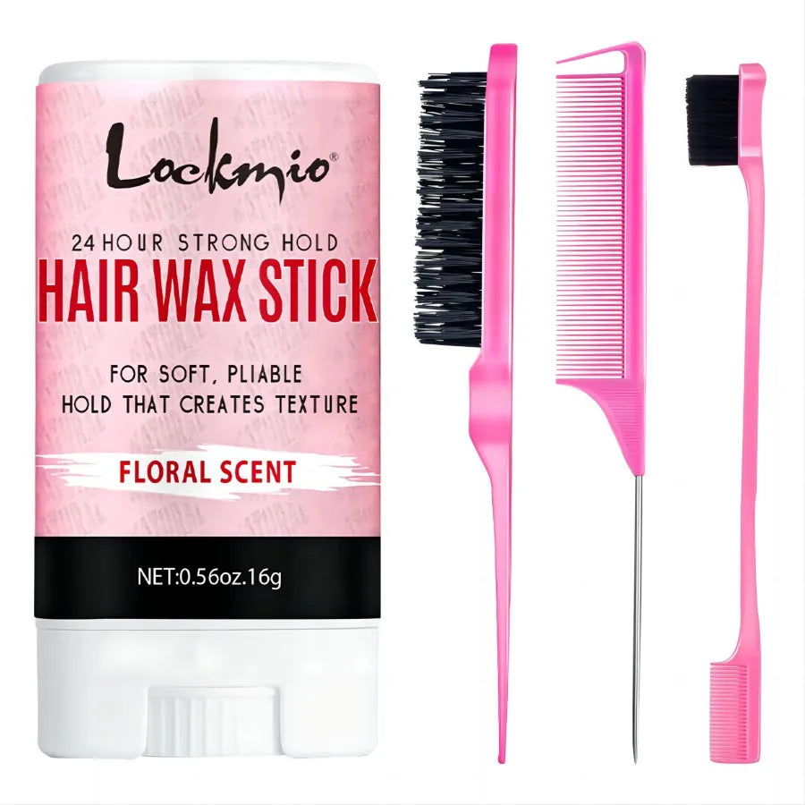 💁♀️Lockmio Professional Hair Styling Wax - Perfect Hold, Natural Shine, and Long-Lasting Control!