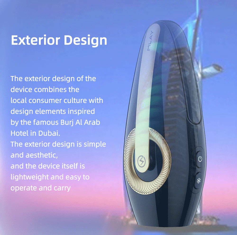 🌸 MLAY T17 hair removal device with cooling technology ❄️